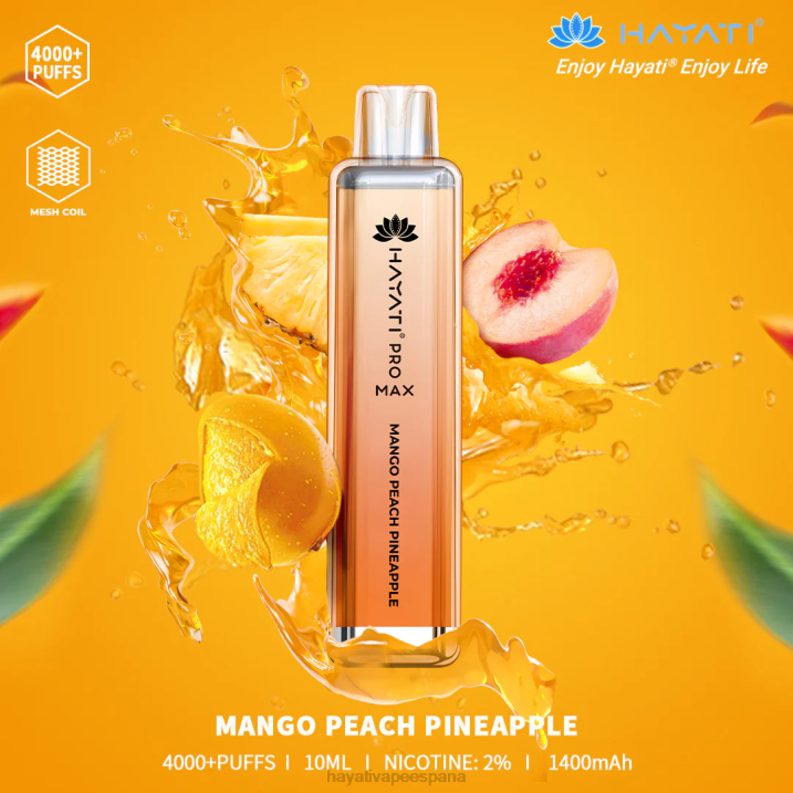 mango durazno piña