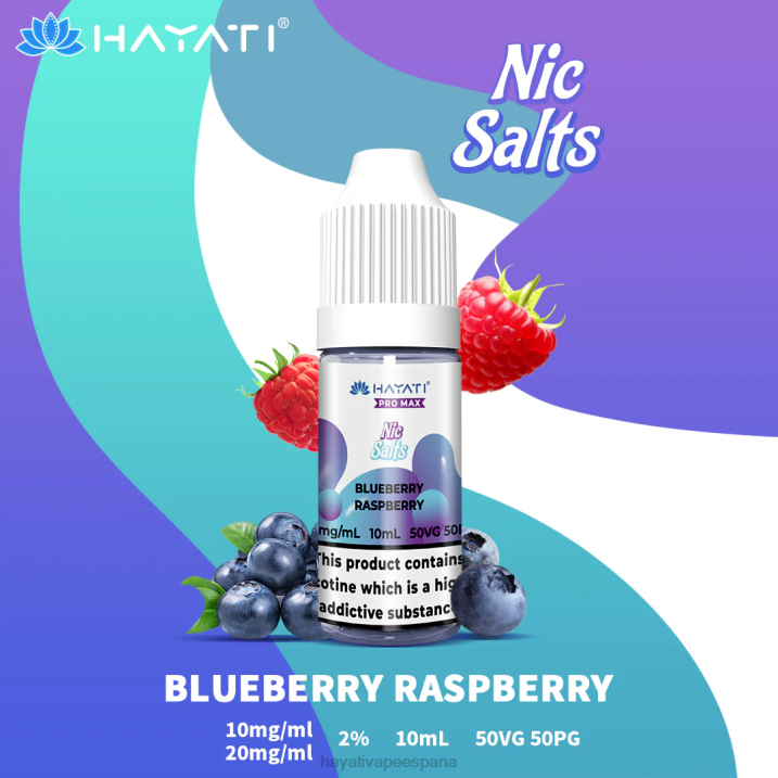 Hayati Pro Max sales de nic 20XX235 - Hayati Vape Review frambuesa arándano