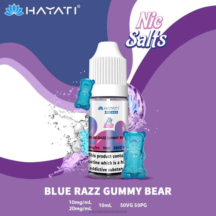 osito de goma razz azul