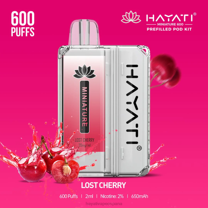 Hayati Miniature kits de 600 cápsulas 20XX40 - Hayati Madrid cereza perdida