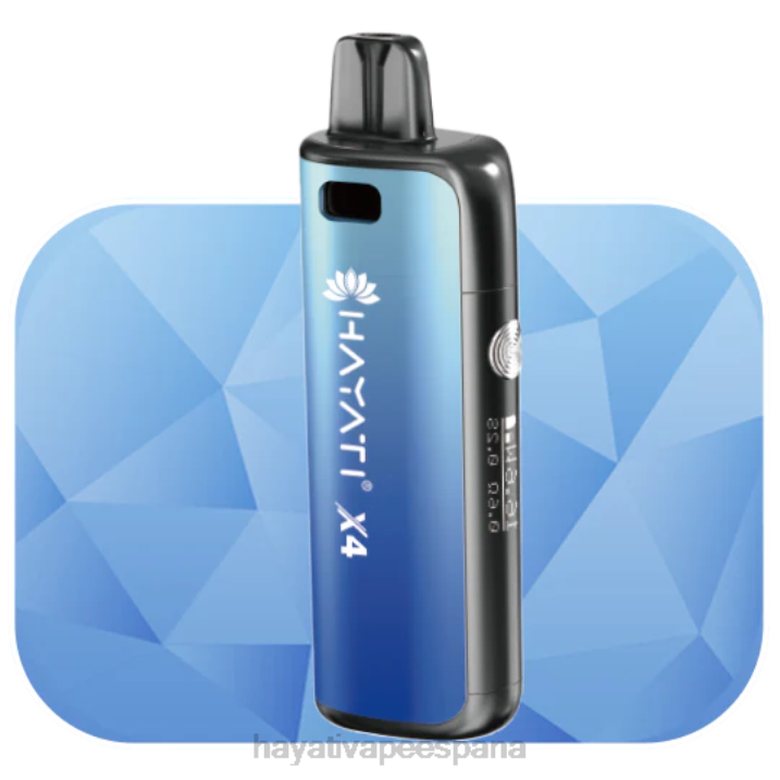 Hayati X4 sistema de cápsulas recargables 20XX63 - Hayati Vape Liquid azul torrencial