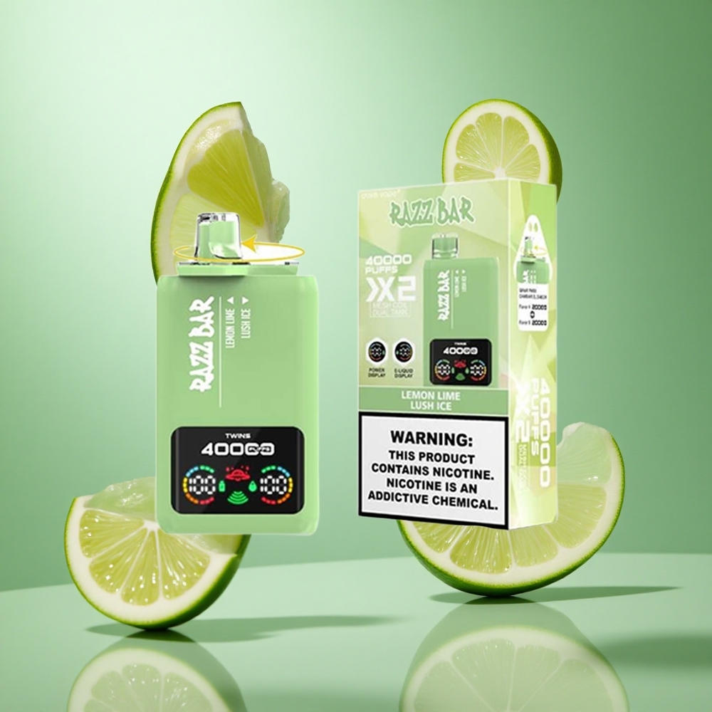 Razz Bar 40000 Caladas Lima Limón_Hielo Fresco con Pantalla de Poder