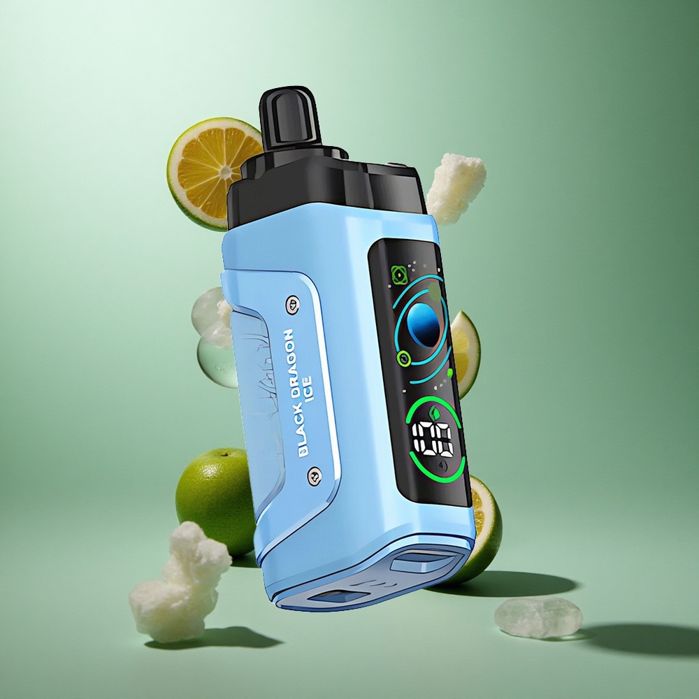 Razz Bar 45000 Caladas 20 mg/ml Resistencia Dragón Negro Hielo