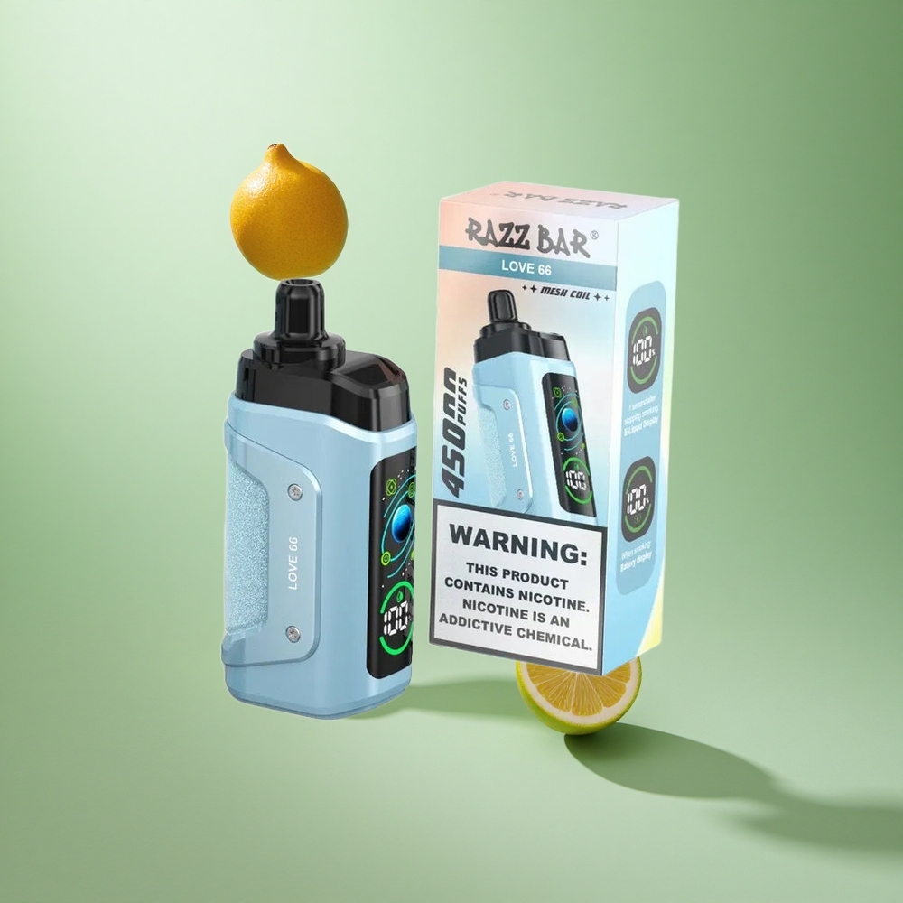 Razz Bar 45000 Caladas Amor 66 Coil Mesh 1.0 Ohm