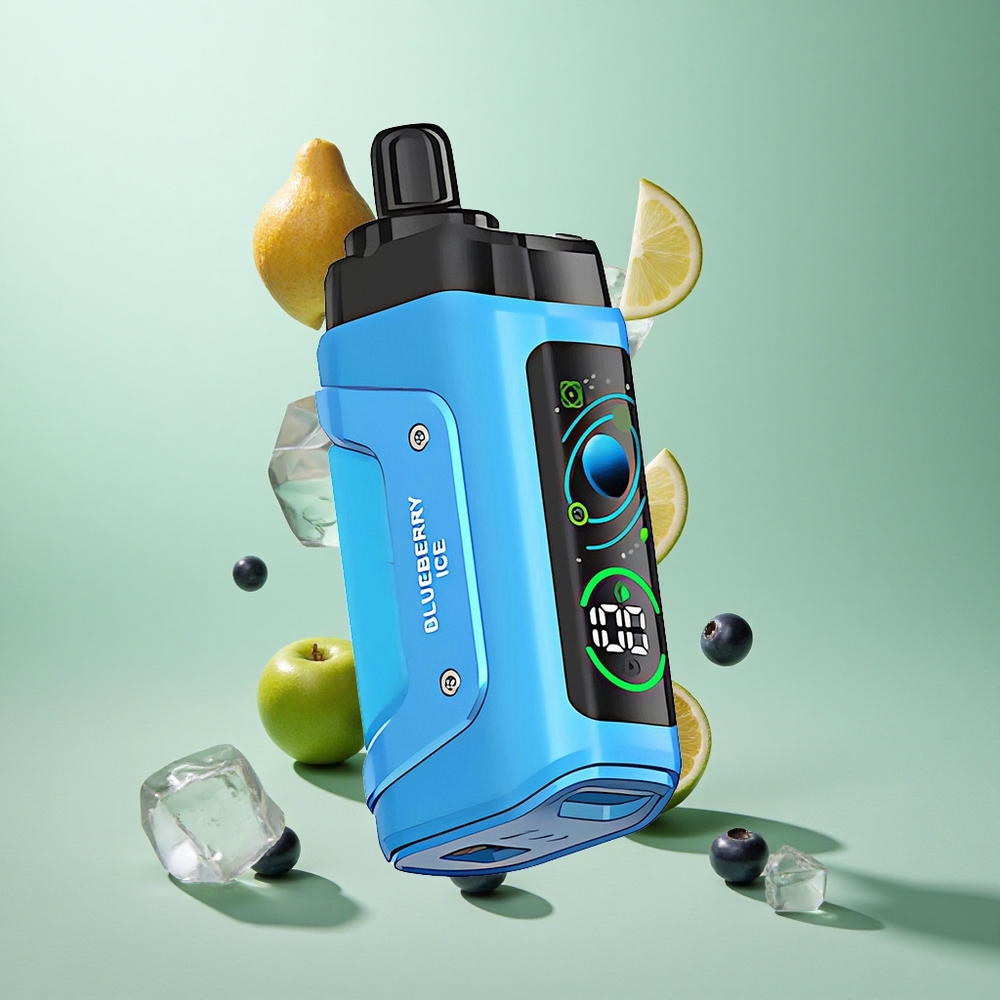 Razz Bar 45000 Caladas Arándano Helado con Batería 650 Mah