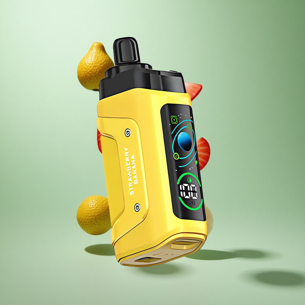 Razz Bar 45000 Caladas Fresa Plátano Bobina Malla 1.0 Ohm