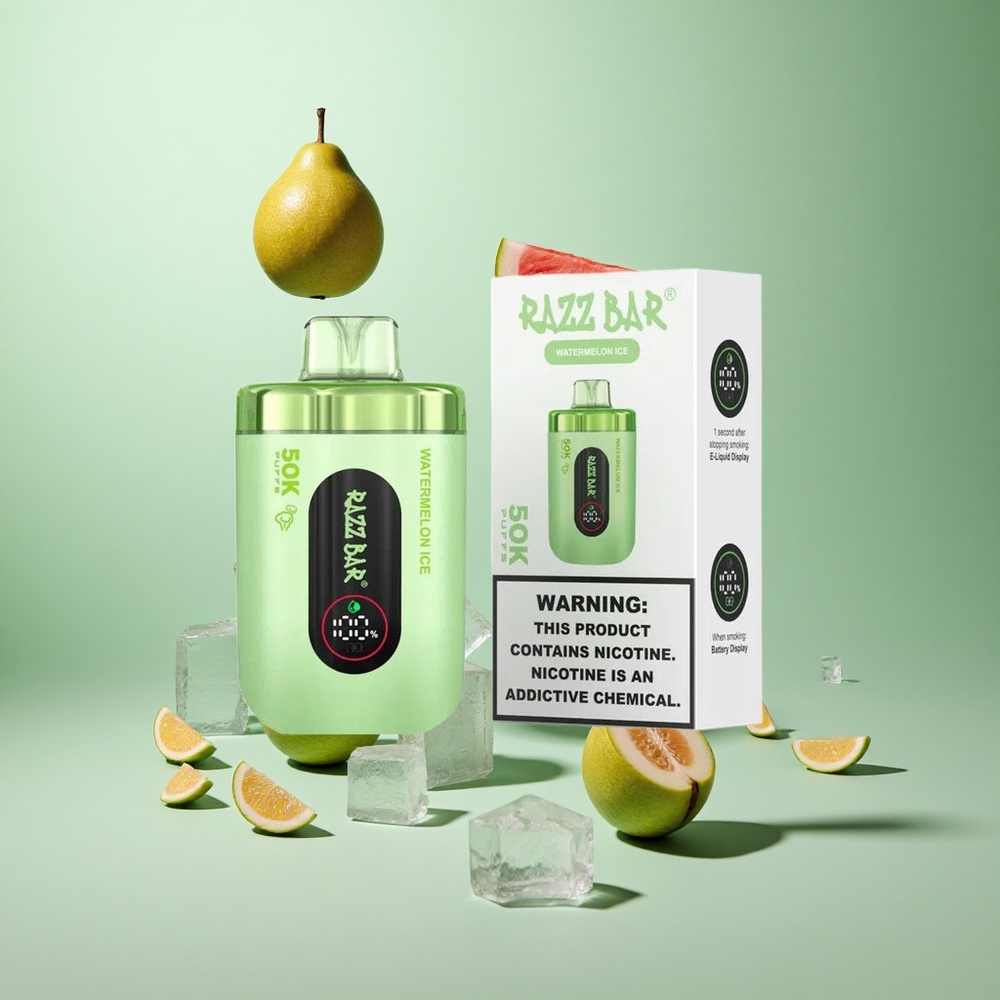 Razz Bar 50K Caladas Sandía Helada Recargable Tipo-C