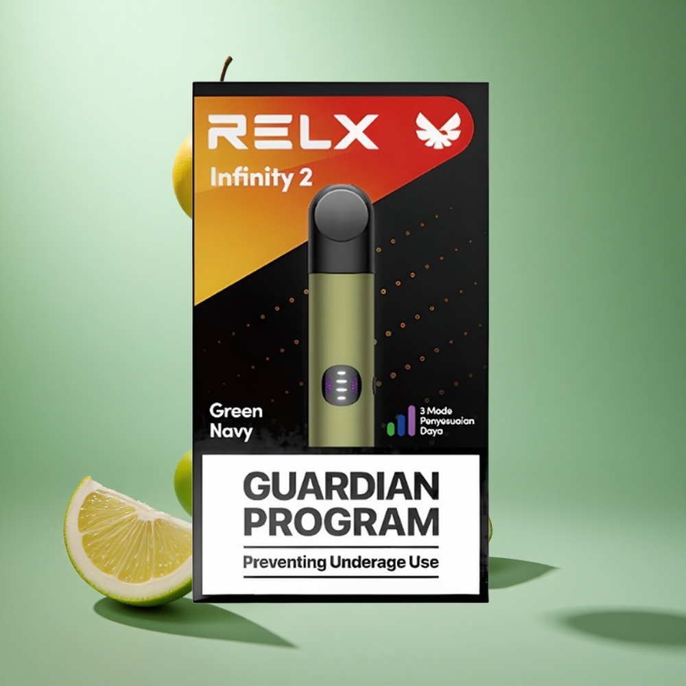 RELX Infinity 2 Dispositivo de Vapeo con 600-650 Caladas Verde Marino