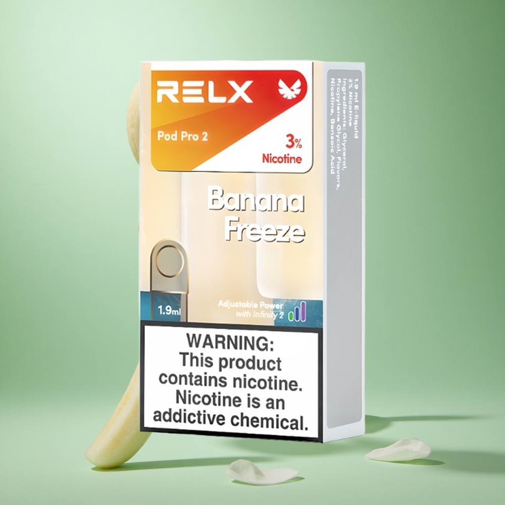 RELX Pod Pro 2 600 Caladas Banana Freeze