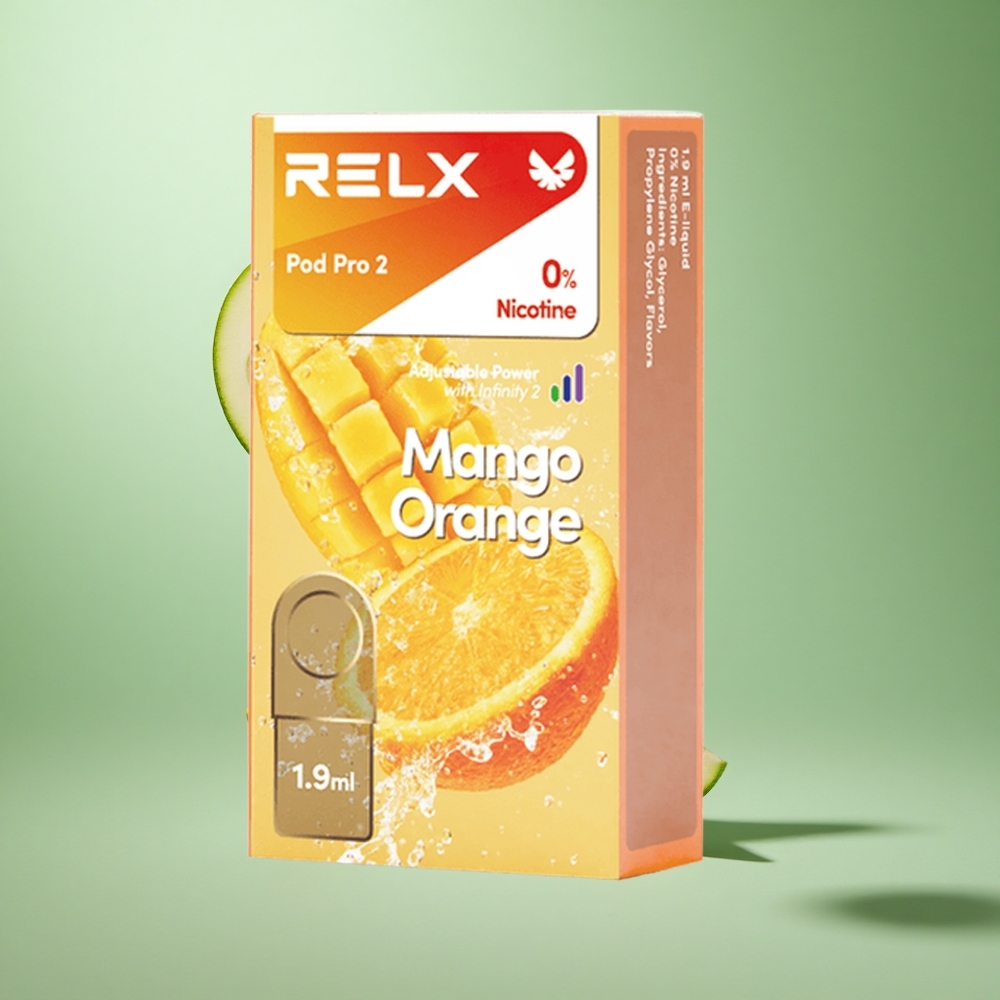 RELX Pod Pro 2 600 Caladas Mango Naranja