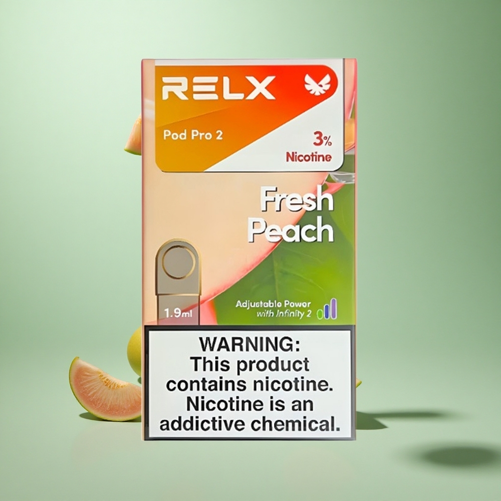 RELX Pod Pro 2 600 Caladas Melocotón Fresco