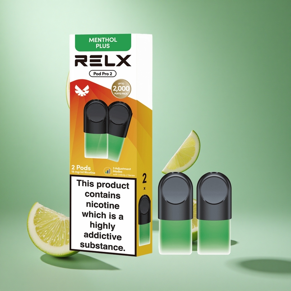 RELX Pod Pro 2 600 Caladas Menta-Mentol Plus
