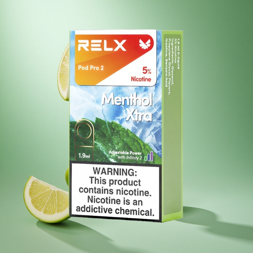RELX Pod Pro 2 600 Caladas Mentolado Xtra Modo Eco/Suave/Boost