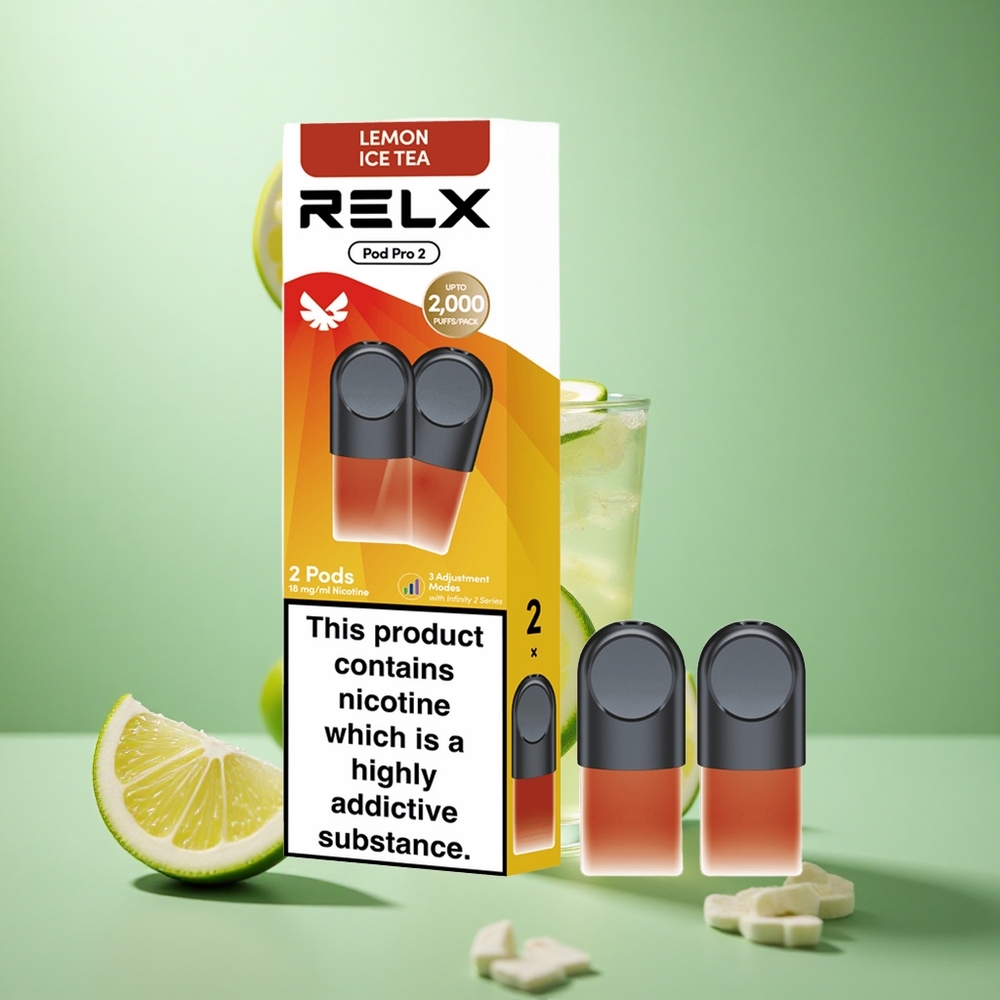 RELX Pod Pro 2 600 Caladas Té-Limón Helado Modo Eco (5.5W)