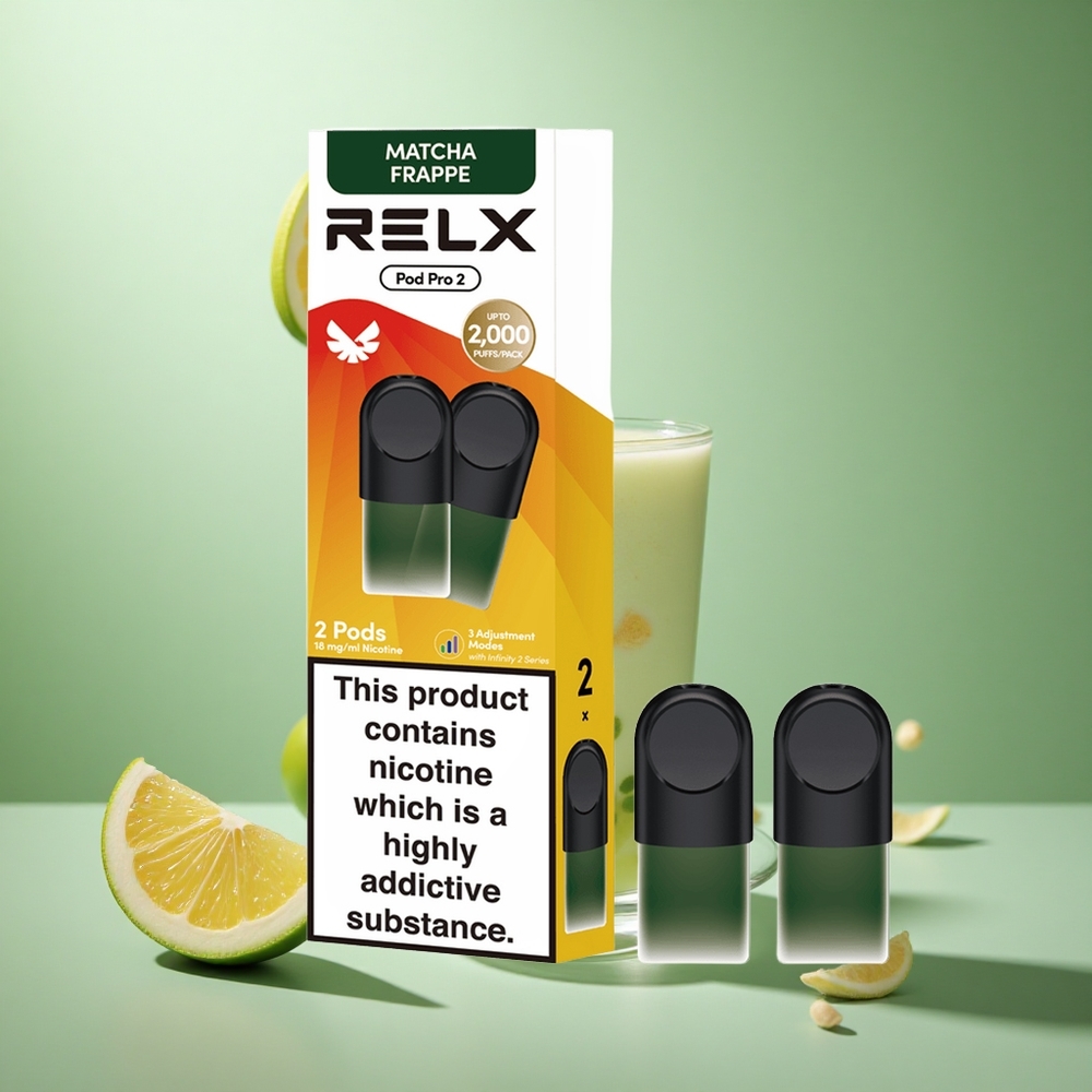 RELX Pod Pro 2 600 Caladas Té-Matcha Frappé