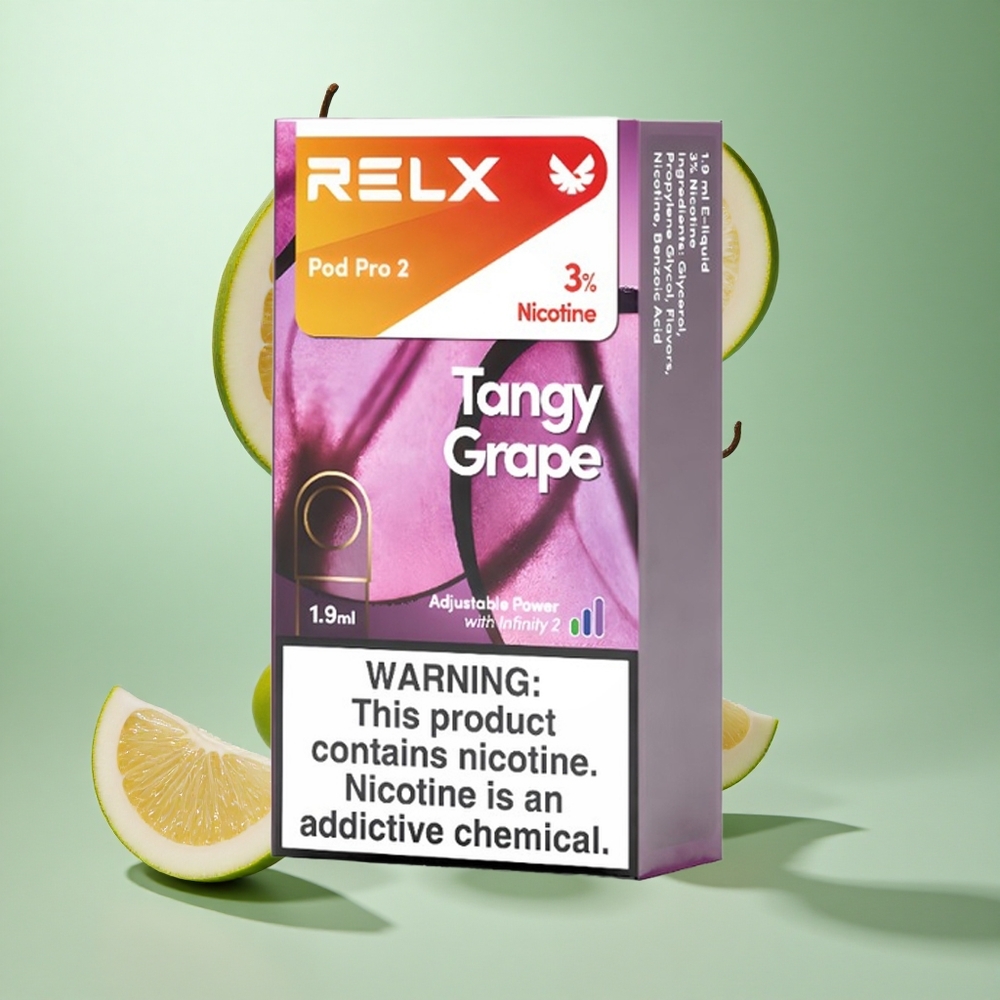 RELX Pod Pro 2 600 Caladas Uva Ácida