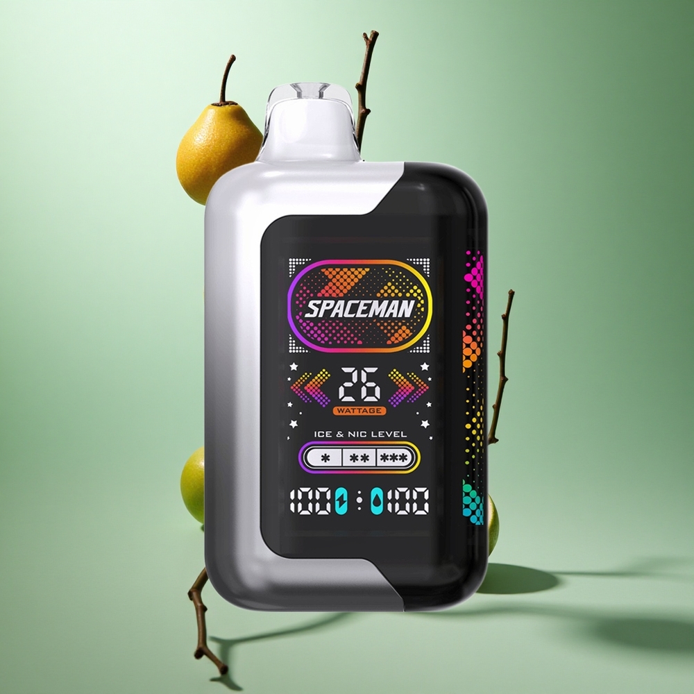 SMOK SPACEMAN SP40000 Vape Desechable Zarzamora Frambuesa con Pantalla LED Ultra Grande de 2.28"